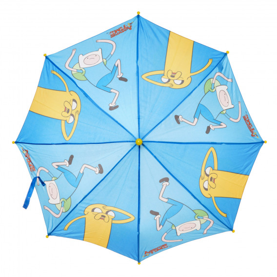 Umbrelă pentru copii cu imprimeu Adventure Time, albastră Cool club 295078 