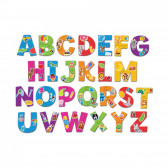 Puzzle cu alfabet englezesc din 26 de piese Learning Resources 295322 