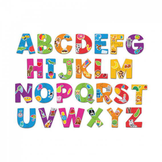 Puzzle cu alfabet englezesc din 26 de piese Learning Resources 295322 