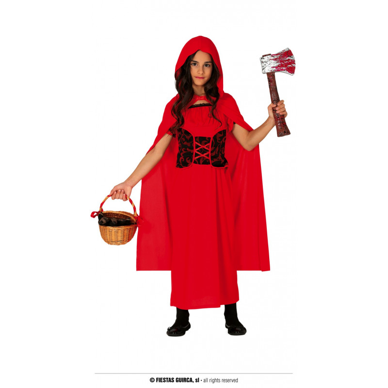 Costum de carnaval înfricoșător Scufița Roșie  295360