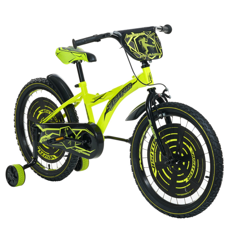 Bicicleta pentru copii VISITOR PLAYER 20 ", verde  295418