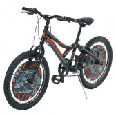 Bicicletă neagră pentru copii, mărimea 20 Venera Bike 295452 