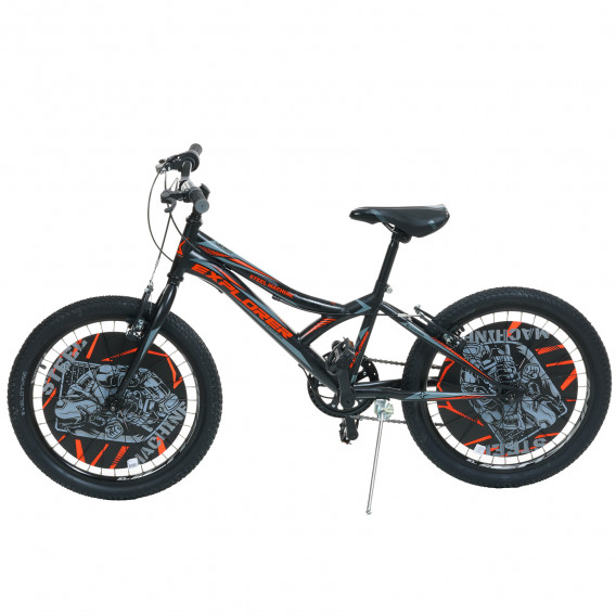 Bicicletă neagră pentru copii, mărimea 20 Venera Bike 295453 2
