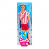 Papușa Ken cu camașă si pantaloni scurți Barbie 295513 