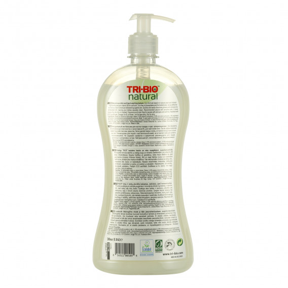 Eco-balsam natural pentru vase, flacon de plastic, 840 ml Tri-Bio 295566 2