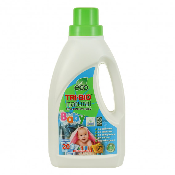 Detergent lichid natural Eco, flacon de plastic, 940 ml Tri-Bio 295580 