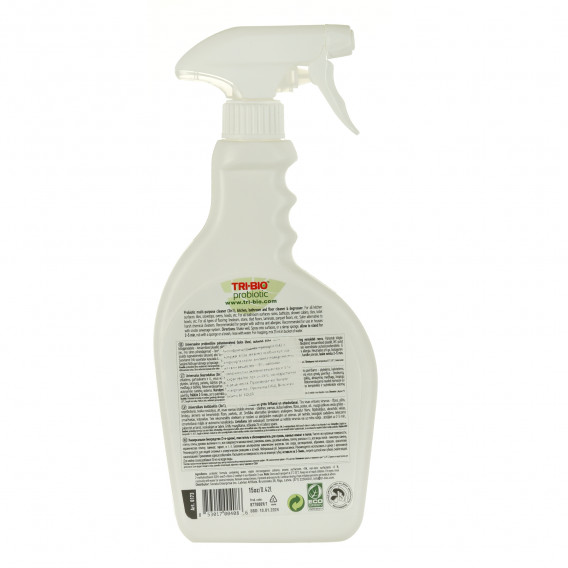 Detergent Probiotic Multifuncțional, flacon de plastic cu pulverizator, 420 ml Tri-Bio 295605 2