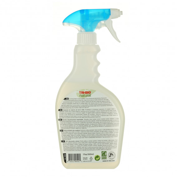 Soluție naturală pentru geamuri și sticlă, flacon de plastic cu pulverizator, 500 ml Tri-Bio 295609 3