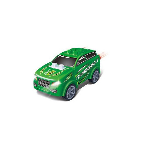 Mașinuță verde mini de designer, 23 piese Ban Bao 295804 2