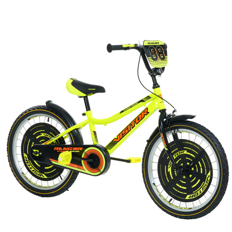 Bicicleta pentru copii RANGER VISITOR 20" galbenă  295862