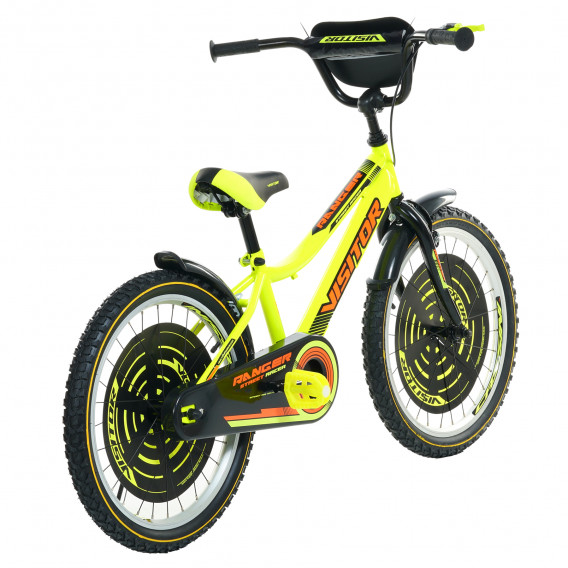 Bicicleta pentru copii RANGER VISITOR 20" galbenă Venera Bike 295867 6