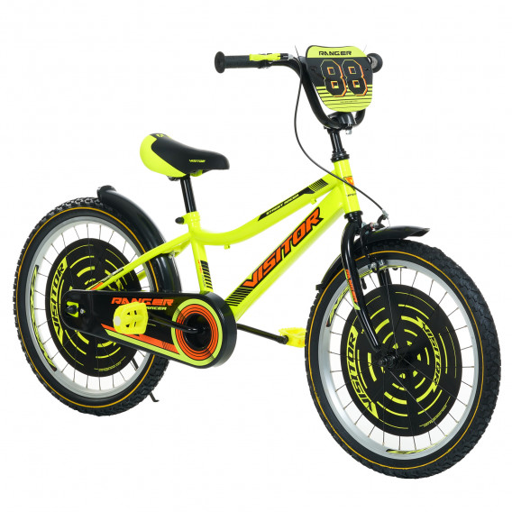 Bicicleta pentru copii RANGER VISITOR 20" galbenă Venera Bike 295869 8