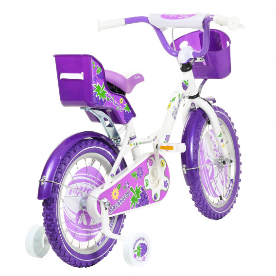 Bicicletă pentru copii, mov, Mărimea 16 Venera Bike 296002 6