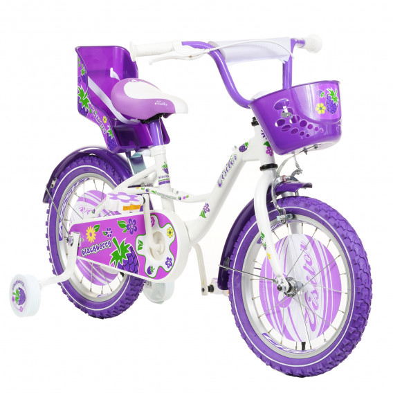Bicicletă pentru copii, mov, Mărimea 16 Venera Bike 296004 