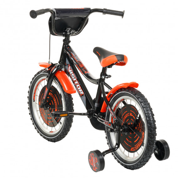 Bicicletă neagră pentru copii, mărimea 16 Venera Bike 296014 4