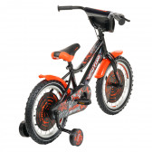 Bicicletă neagră pentru copii, mărimea 16 Venera Bike 296016 6