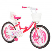 Bicicletă copii, marimea 20, roz Venera Bike 296040 