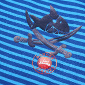 Tricou de bumbac Schiesser, de culoare albastru închis cu dungi pentru băieți SCHIESSER 29608 3