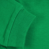 Pantaloni unisex de culoare verde, cu bandă elastică Chicco 296113 2
