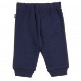 Pantaloni Chicco în culoare albastru bleumarin, cu talie elastică Chicco 296119 4