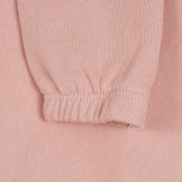Bluză din bumbac organic cu mâneci bufante, de culoare roz Name it 296188 2