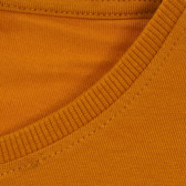 Bluză cu mâneci lungi din bumbac organic, în portocaliu Name it 296225 3