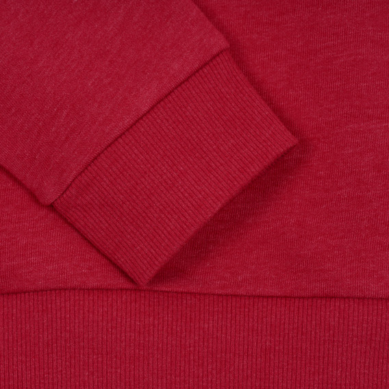 Bluză cu inscripții din brocart, roșie Name it 296253 3