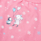 Tricou din bumbac Schiesser cu un imprimeu de fulg de zăpadă pentru fete SCHIESSER 29638 3