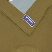 Bluză din bumbac organic cu mâneci lungi și imprimeu grafic, maro Name it 296402 3