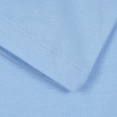 Bluză din bumbac cu mâneci scurte pentru gravide, albastră Mamalicious 296410 3
