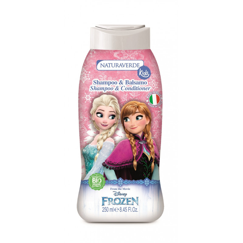 șampon și balsam Frozen pentru copii 2 în 1  cu extract organic de albastrele 250 ml  2970
