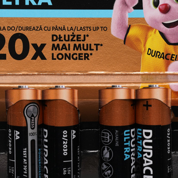 4 buc. baterii - Ultra, AA, LR6 Duracell 297045 2