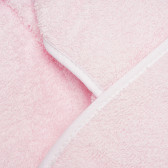 Prosop de baie pentru bebeluși VARITA MAGICA, 100 x 100 cm, roz Inter Baby 297175 4