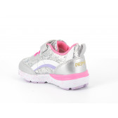 Sneakers cu elemente roz, argintii PRIMIGI 297386 5