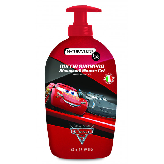 Șampon pentru păr și corp cu distribuitor CARS 3 Cars 2976 
