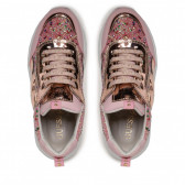 Sneakers cu detalii strălucitoare, pe roz Guess 297744 5