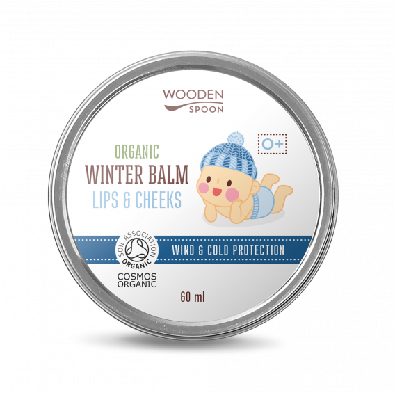 Balsam organic de iarnă pentru bebeluși pentru obraji si buze, 60 ml Wooden Spoon 298356 
