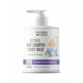 Șampon bio cu lavandă pentru corp si păr, 300 ml Wooden Spoon 298360 
