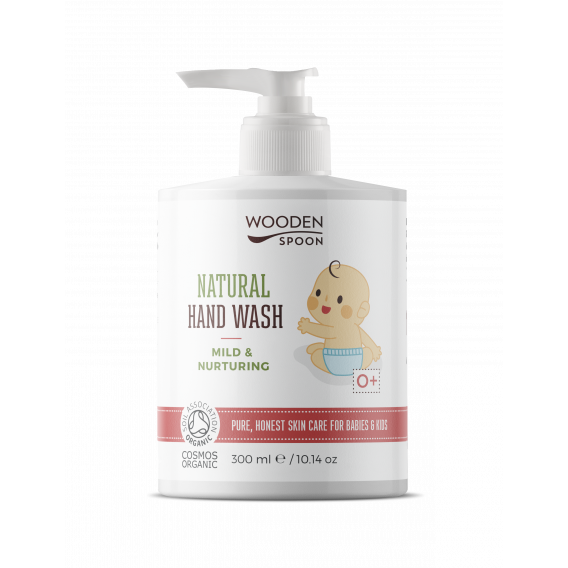 Săpun lichid organic pentru bebeluși și copii, 300 ml Wooden Spoon 298362 