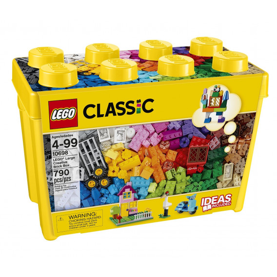 Constructor - Cutie creativă mare pentru blocuri, 790 piese Lego 298501 