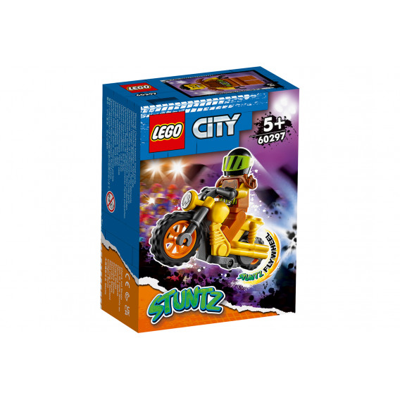 Constructor - Motocicletă cascadorie pentru demolare, 12 piese Lego 298513 