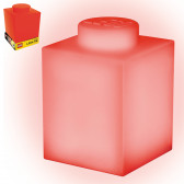 Lampă de veghe LED din silicon, roșie Lego 298579 2