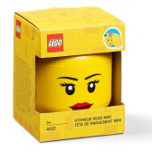 Cutie depozitare, Mini cap - Fată Lego 298586 