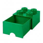 Sertar depozitare, Cărămidă, verde Lego 298590 