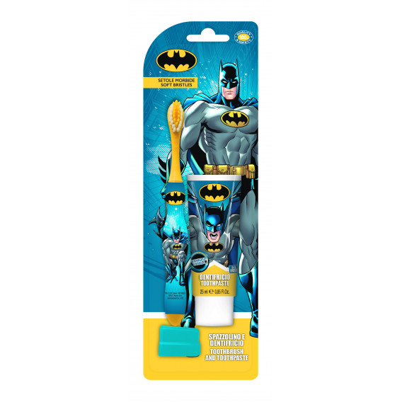 Set de periuță de dinți + pastă de dinți de 25 ml Batman Batman 2986 