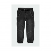 Jeans cu elastic, negri Boboli 298718 