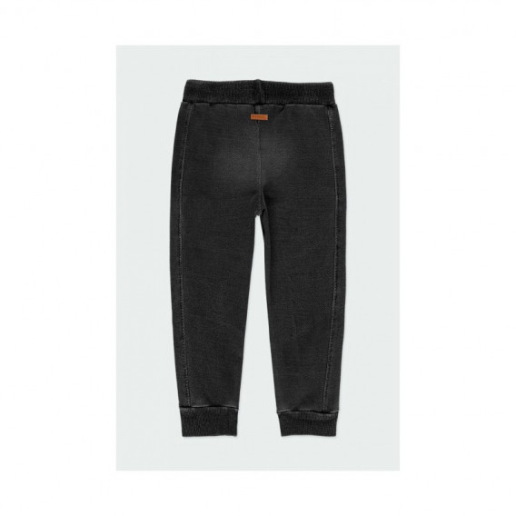 Jeans cu elastic, negri Boboli 298719 2