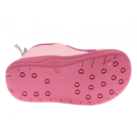 Papuci cu aplicație de pisoi, roz. Beppi 301397 2