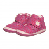 Adidași cu imprimeu floral pentru bebeluș, roz Cool club 301855 4