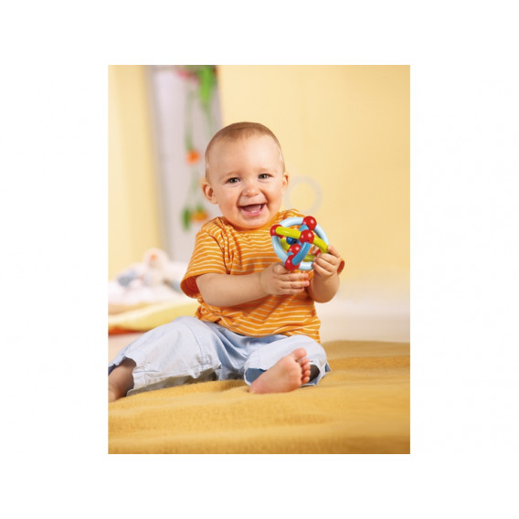 Zornăitoare din lemn pentru bebeluși - Impletitură Haba 302150 2